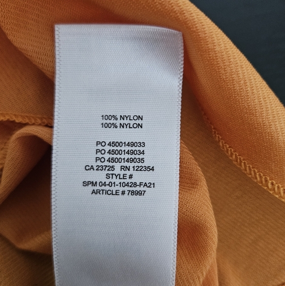 Aritzia Wilfred Gold Pose Long Sleeve Shirt Size S - Picture 7 of 7